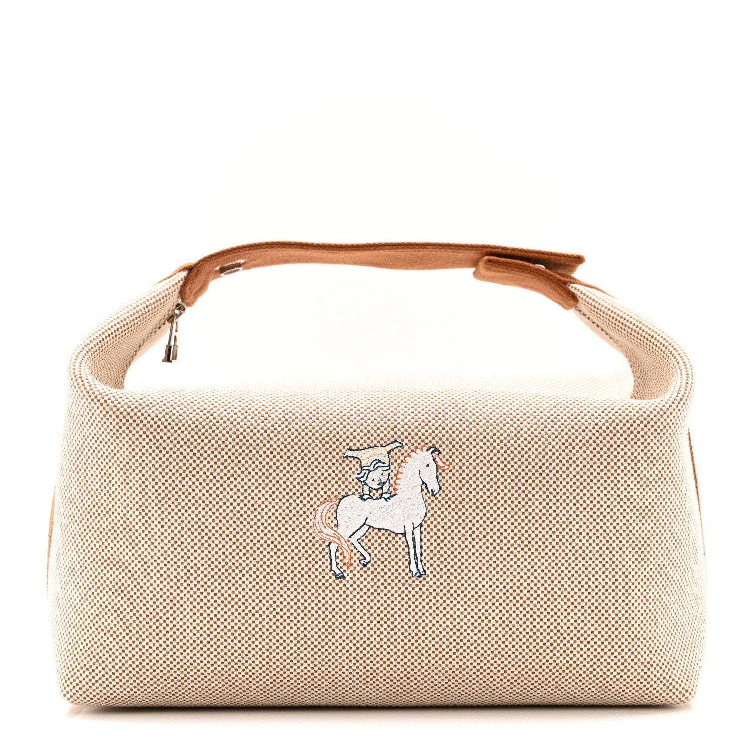 Canvas Large Bride-A-Brac Cabriole Case Biscuit