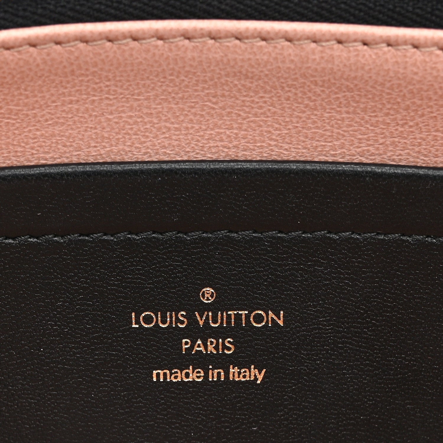 Lambskin Embossed Monogram Pochette Coussin Black