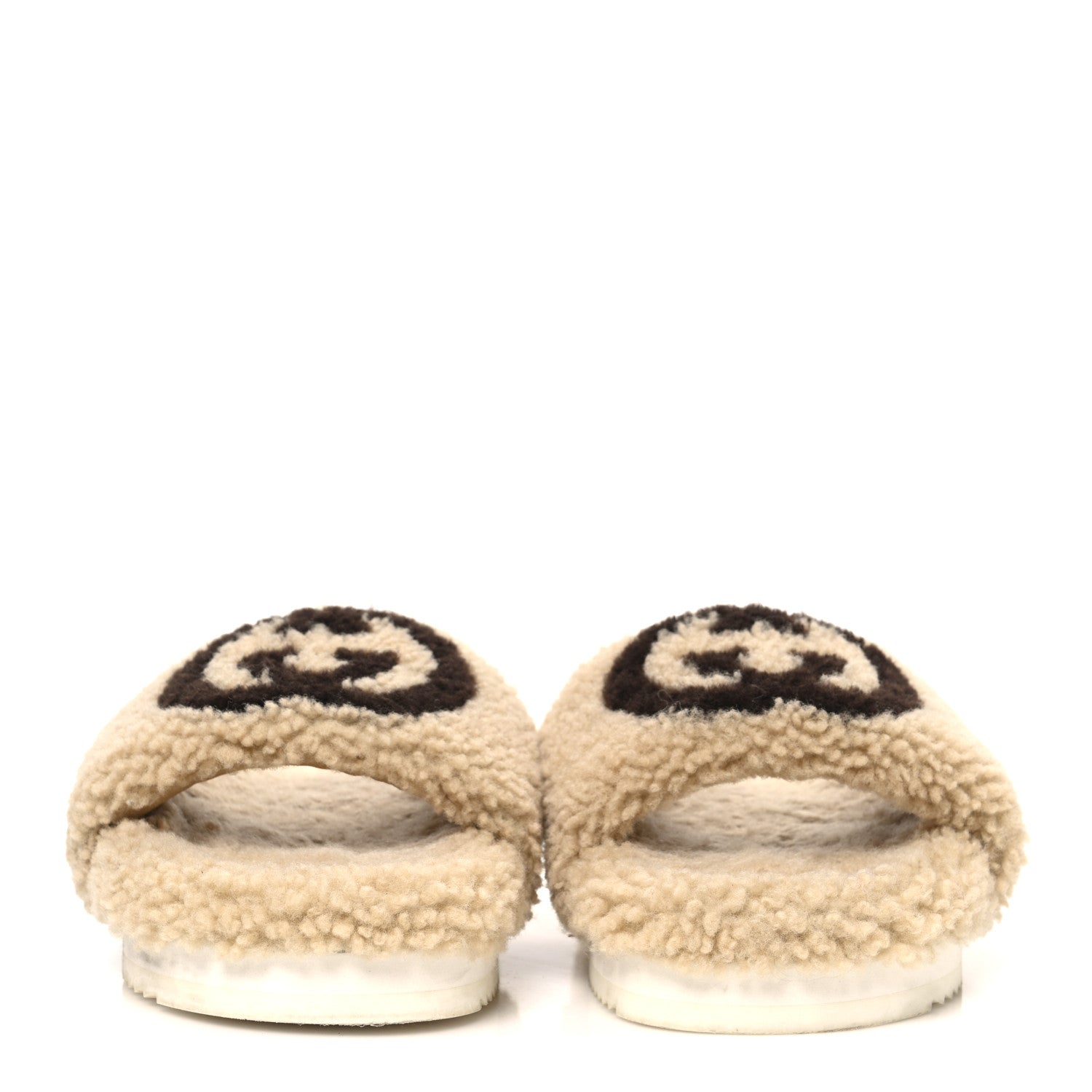 Shearling Womens Eileen Slide Sandals 37 Cocoa Butterscotch