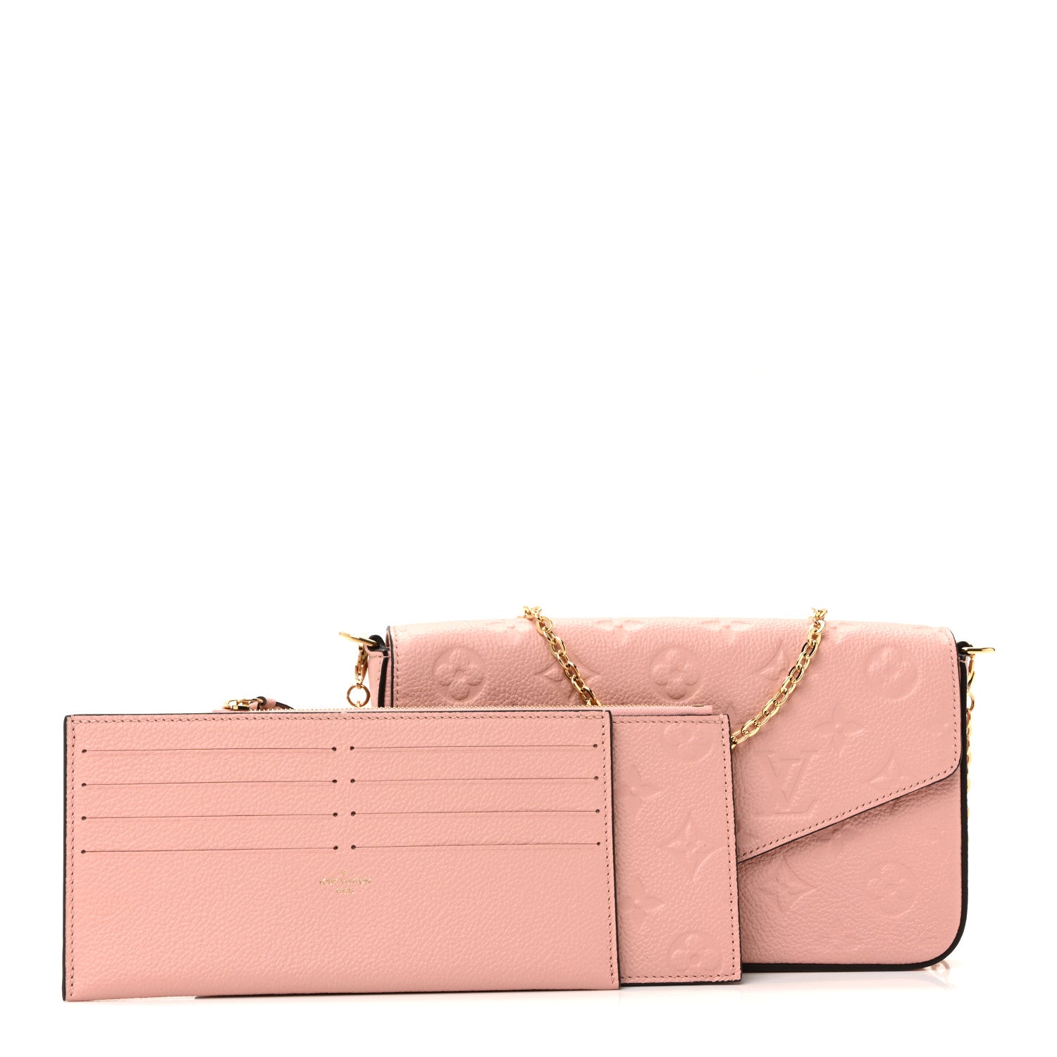 Empreinte Pochette Felicie Chain Wallet Rose Poudre