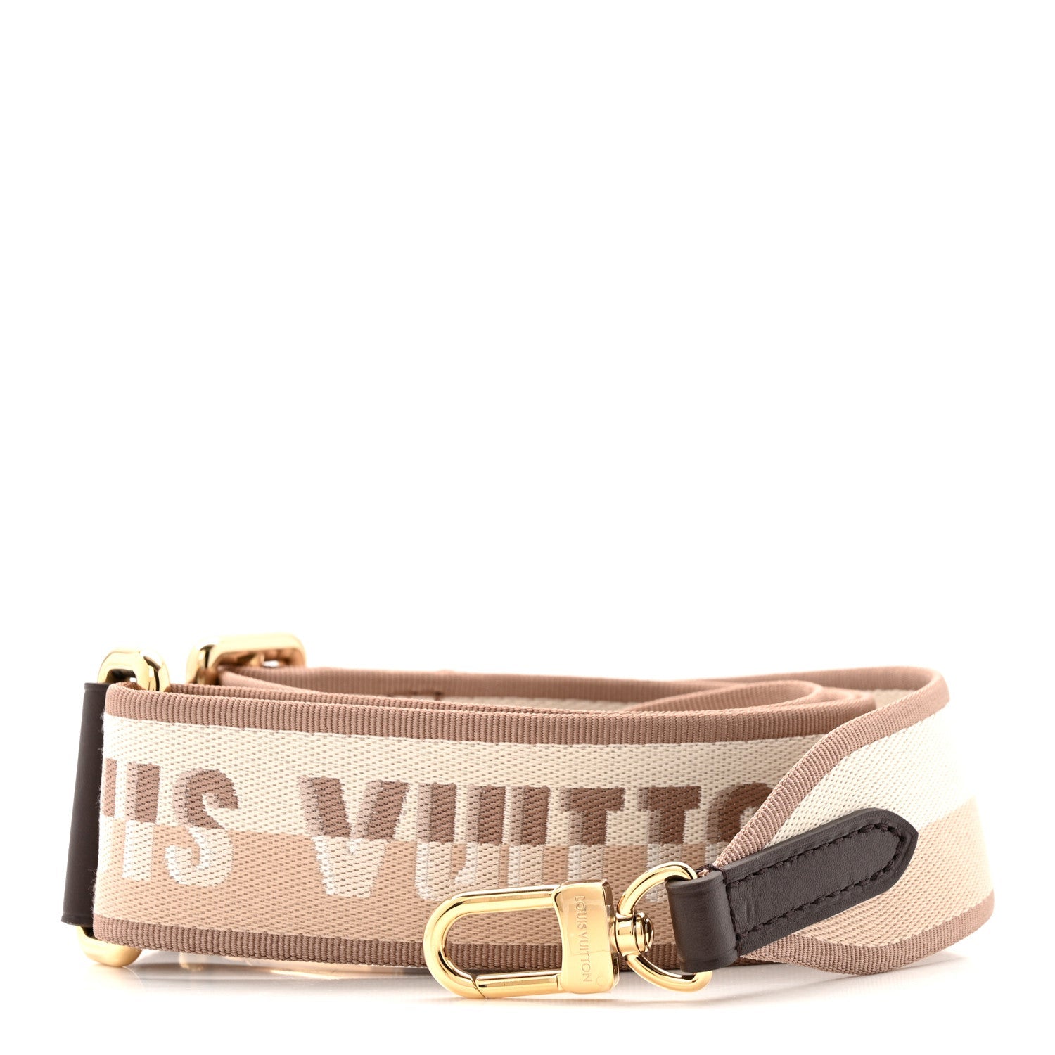 Jacquard Speedy Bandouliere 20 Shoulder Strap Beige Brown