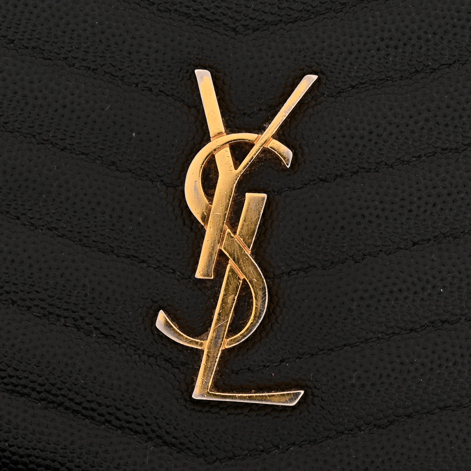 Grain De Poudre Matelasse Monogram Mini Lou Camera Bag Black