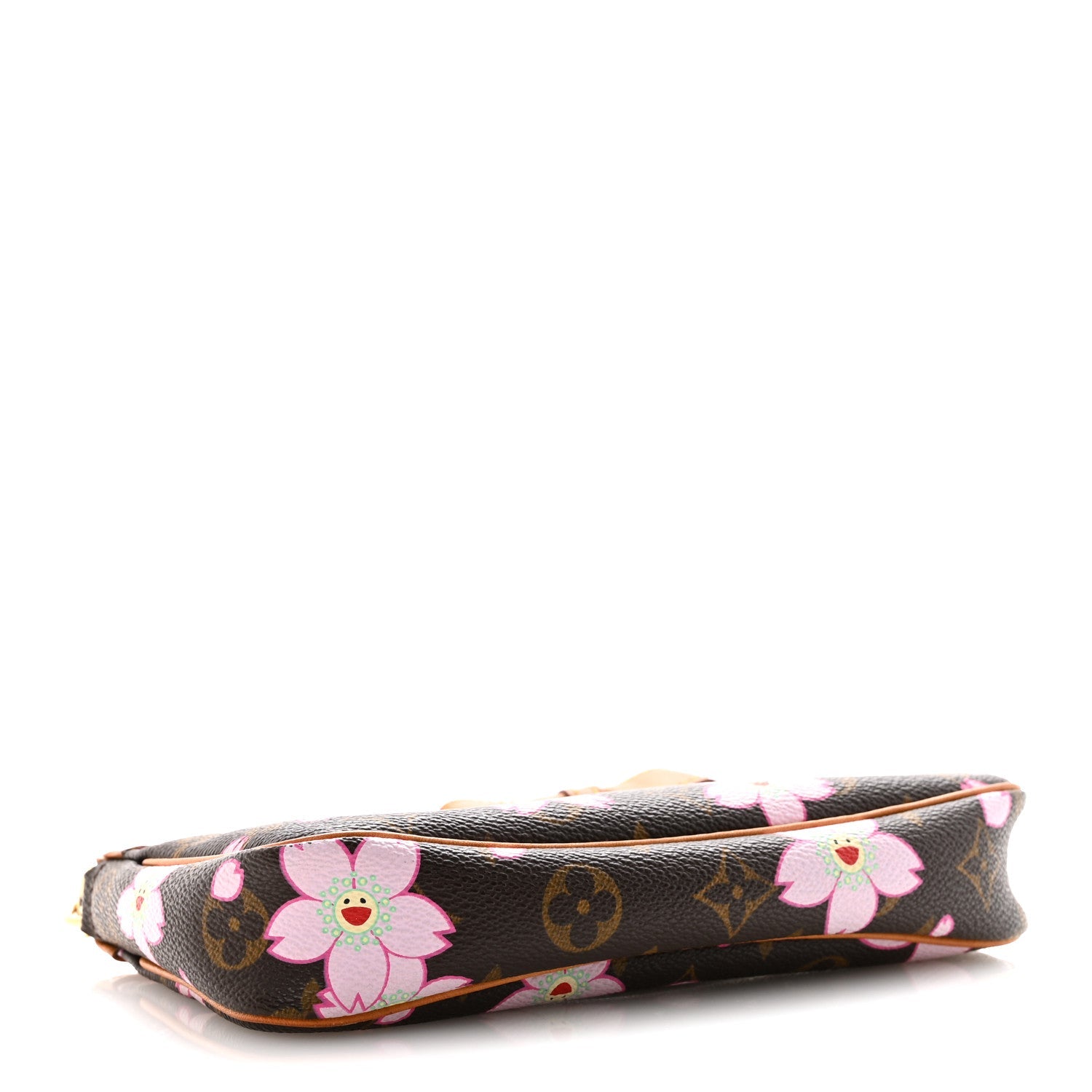 Monogram Cherry Blossom Pochette Accessories Brown