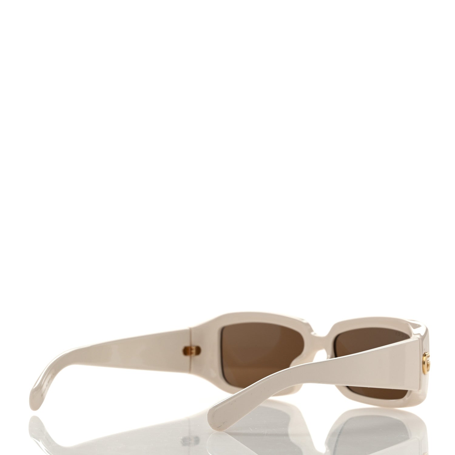 Acetate Rectangular Sunglasses GG1403SK White