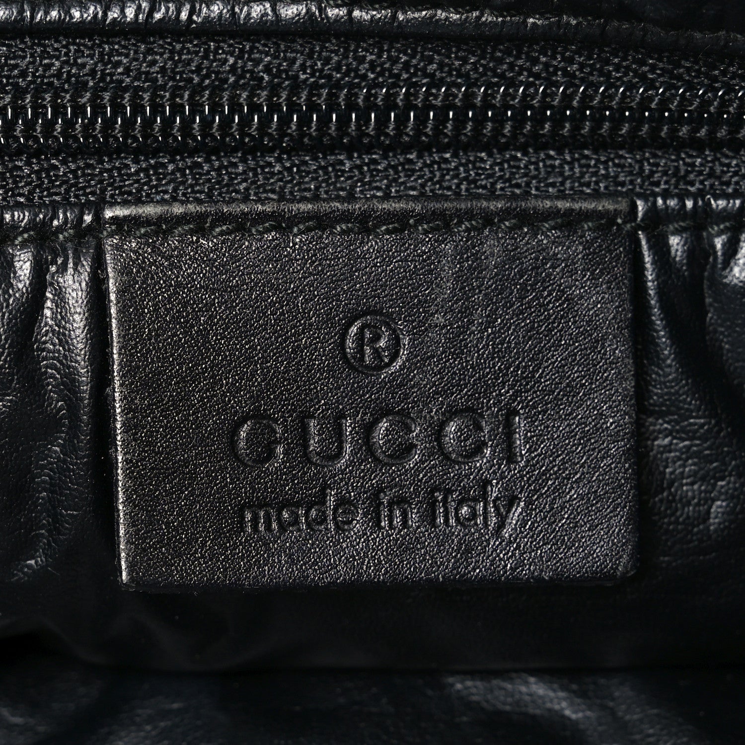 Monogram Lobster Clasp Jackie O Hobo Black