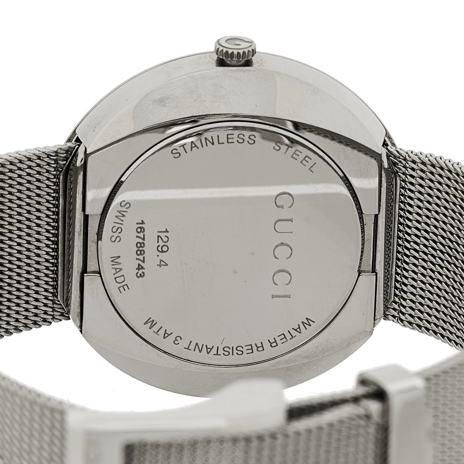 Stainless Steel 36mm U-Play Mesh Quartz Watch