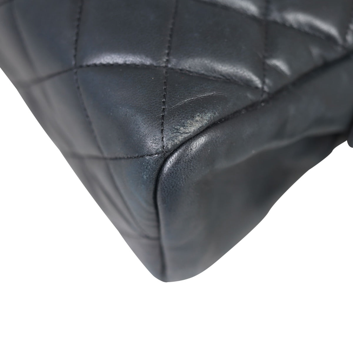 Chanel Vintage Quilted Lambskin Zip Tote