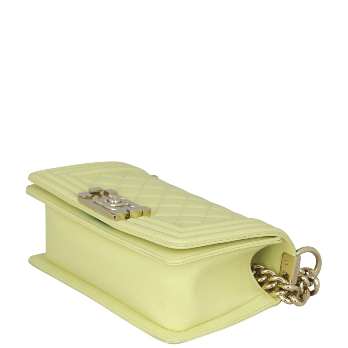 Chanel Boy Small | Pale yellow
