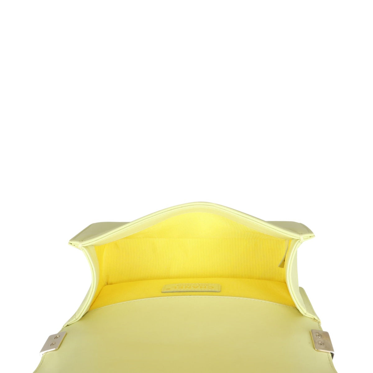 Chanel Boy Small | Pale yellow