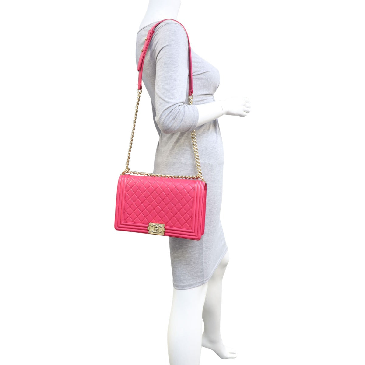 Chanel Boy New Medium | Pink 23 Series