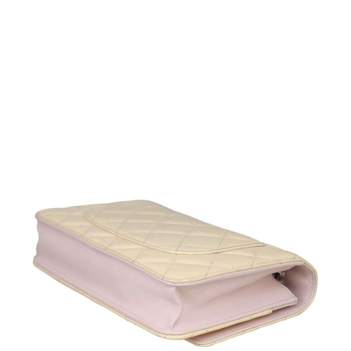 Chanel Classic Wallet on Chain Patent | Shell Pink