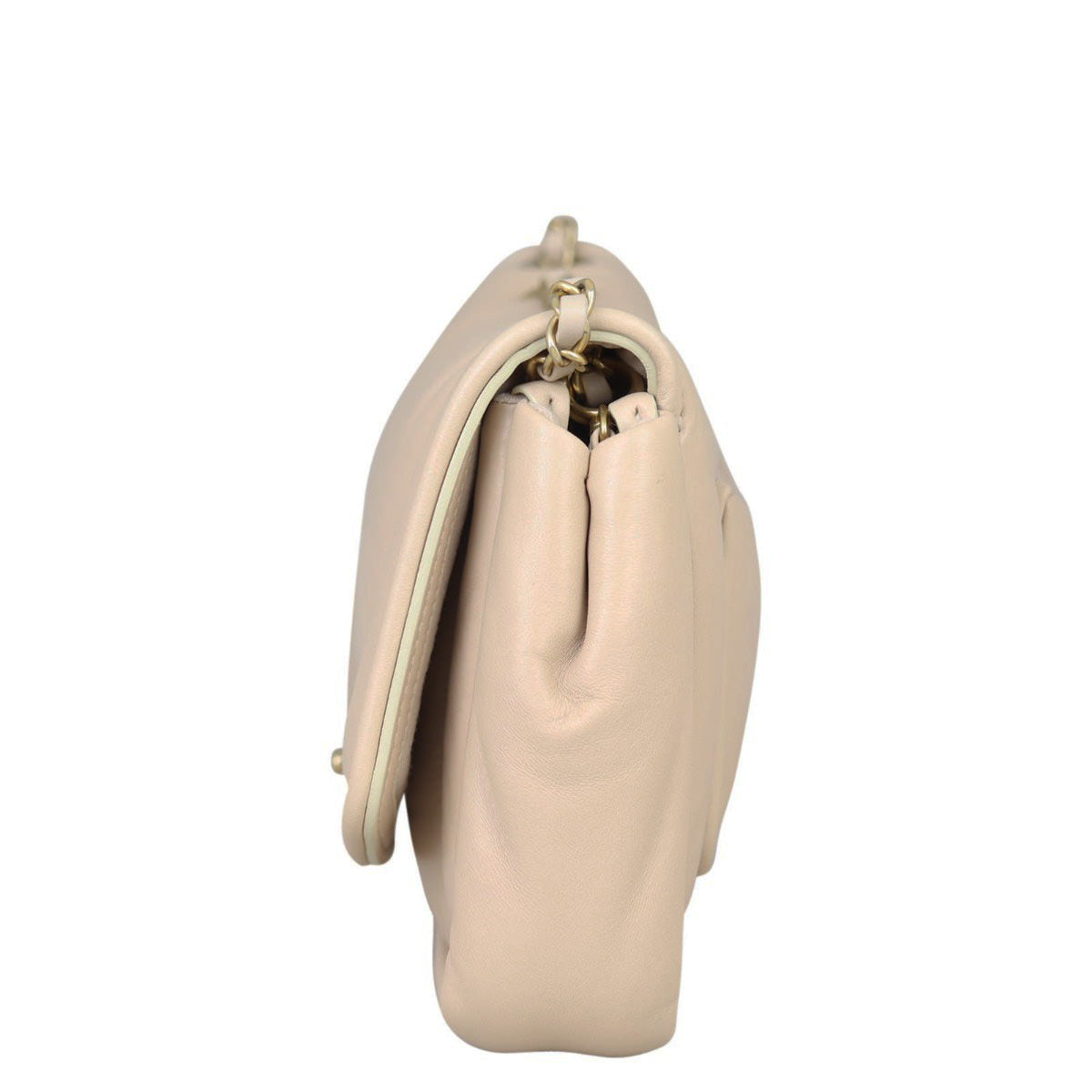 Chanel Vintage Puffy Flap Bag Medium | Beige