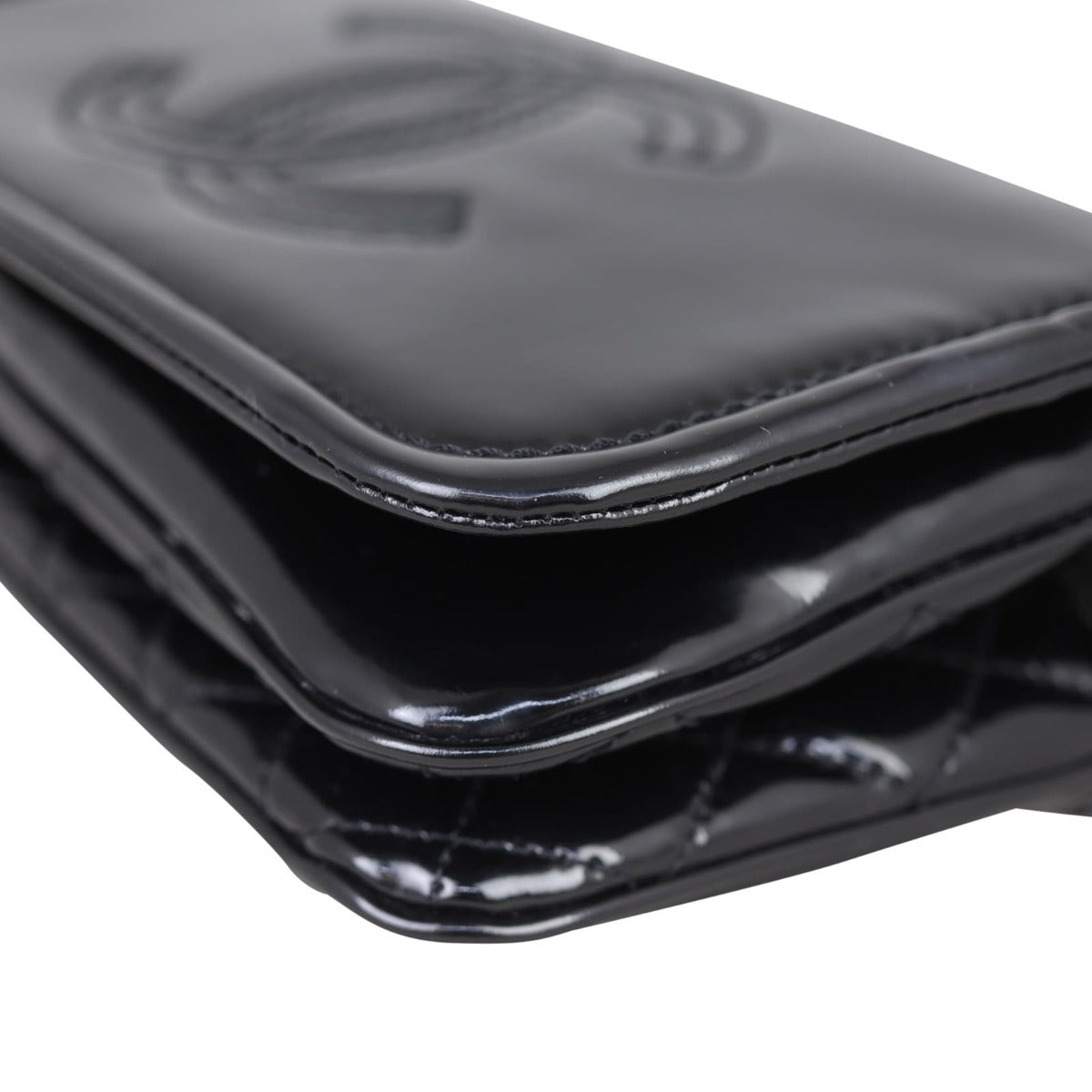 Chanel CC Vinyl Lipstick Ligne Flap Bag