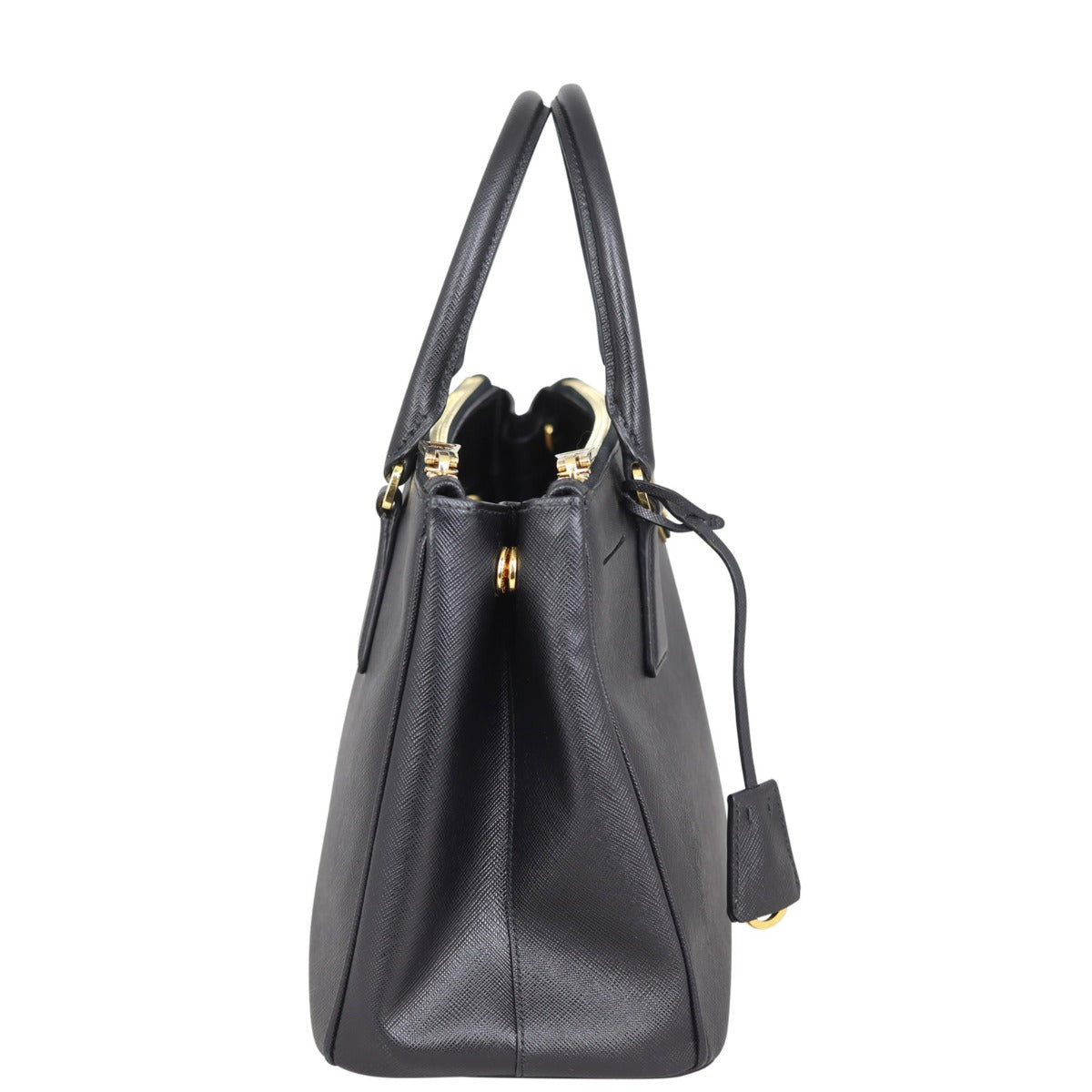 Prada Saffiano Galleria Double Zip Tote Small