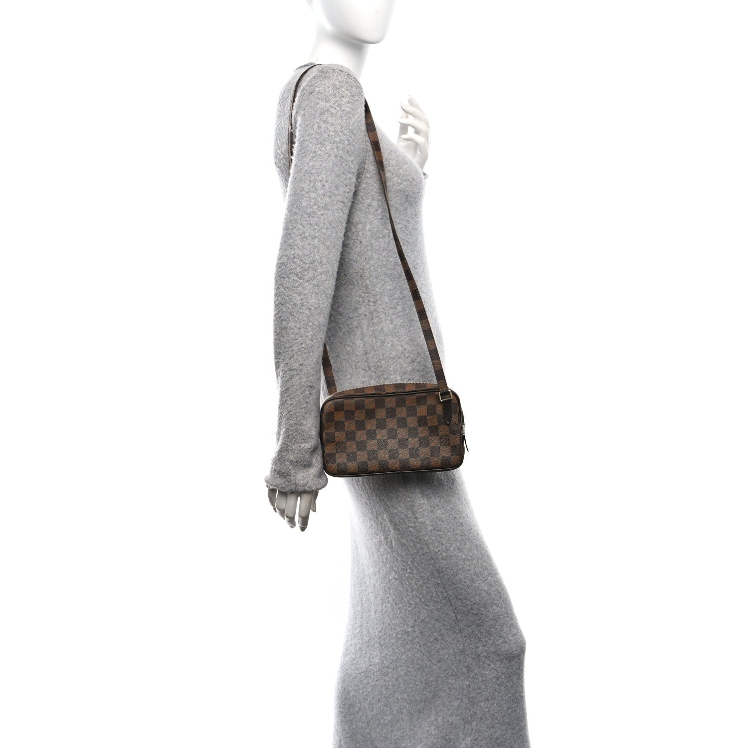 Damier Ebene Pochette Marly Bandouliere