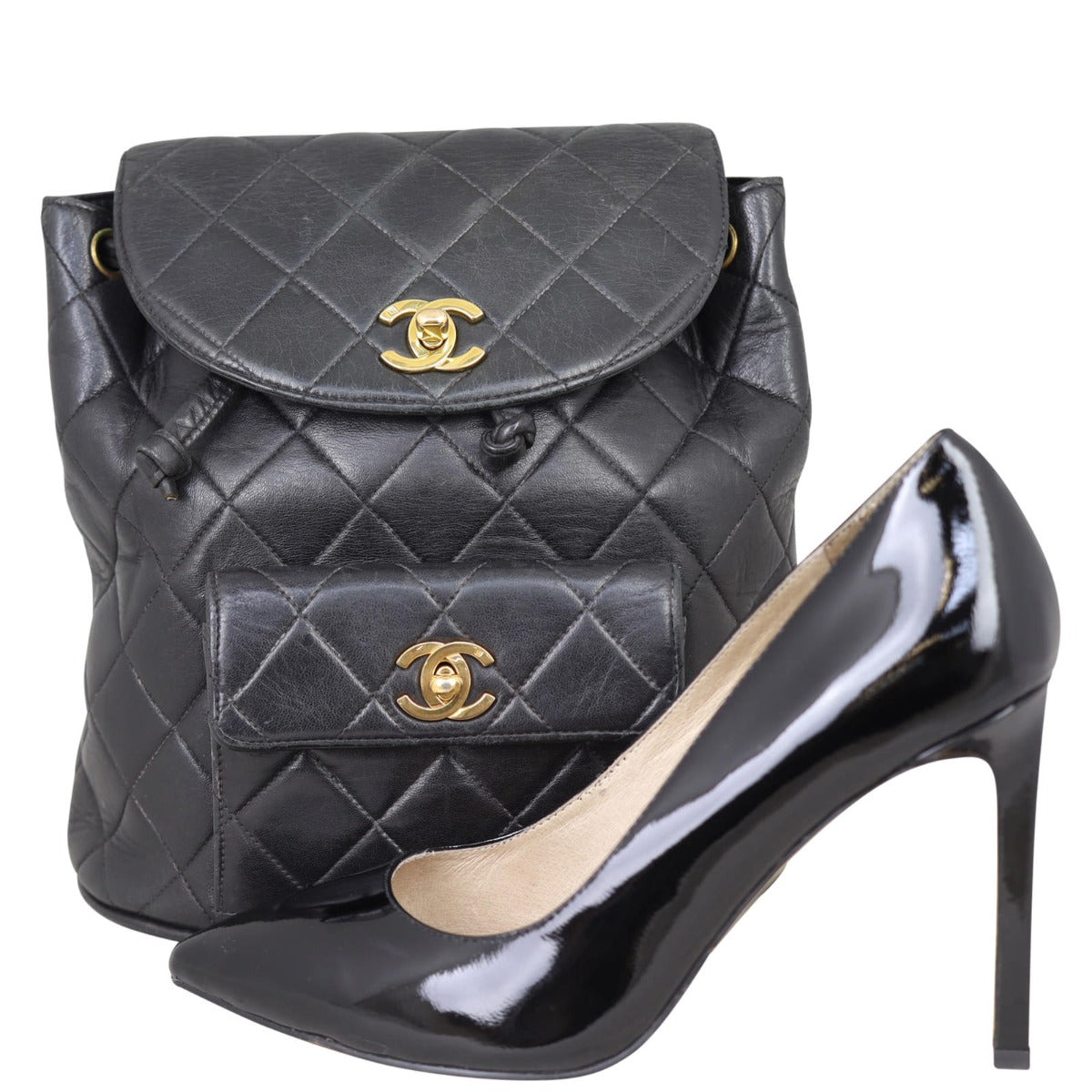 Chanel Duma Quilted Backpack Vintage | Lambskin