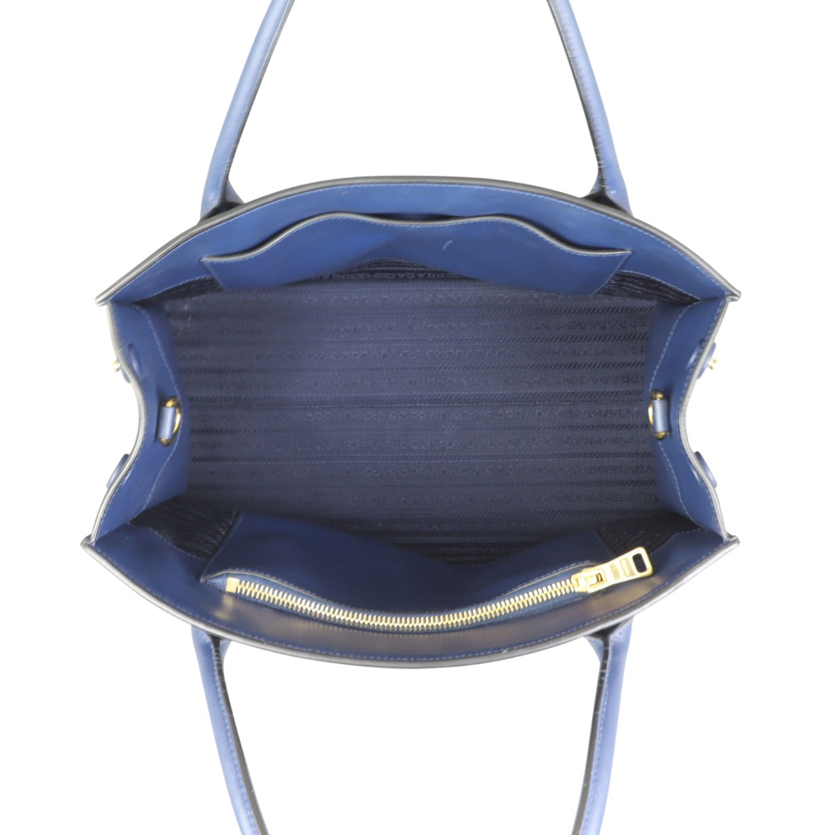 Prada Saffiano Cuir Monogram Medium Bag