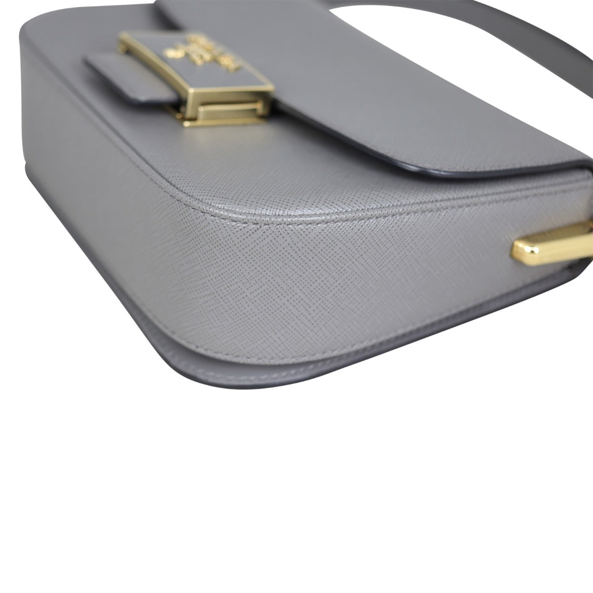 Prada Saffiano Embleme Shoulder Bag