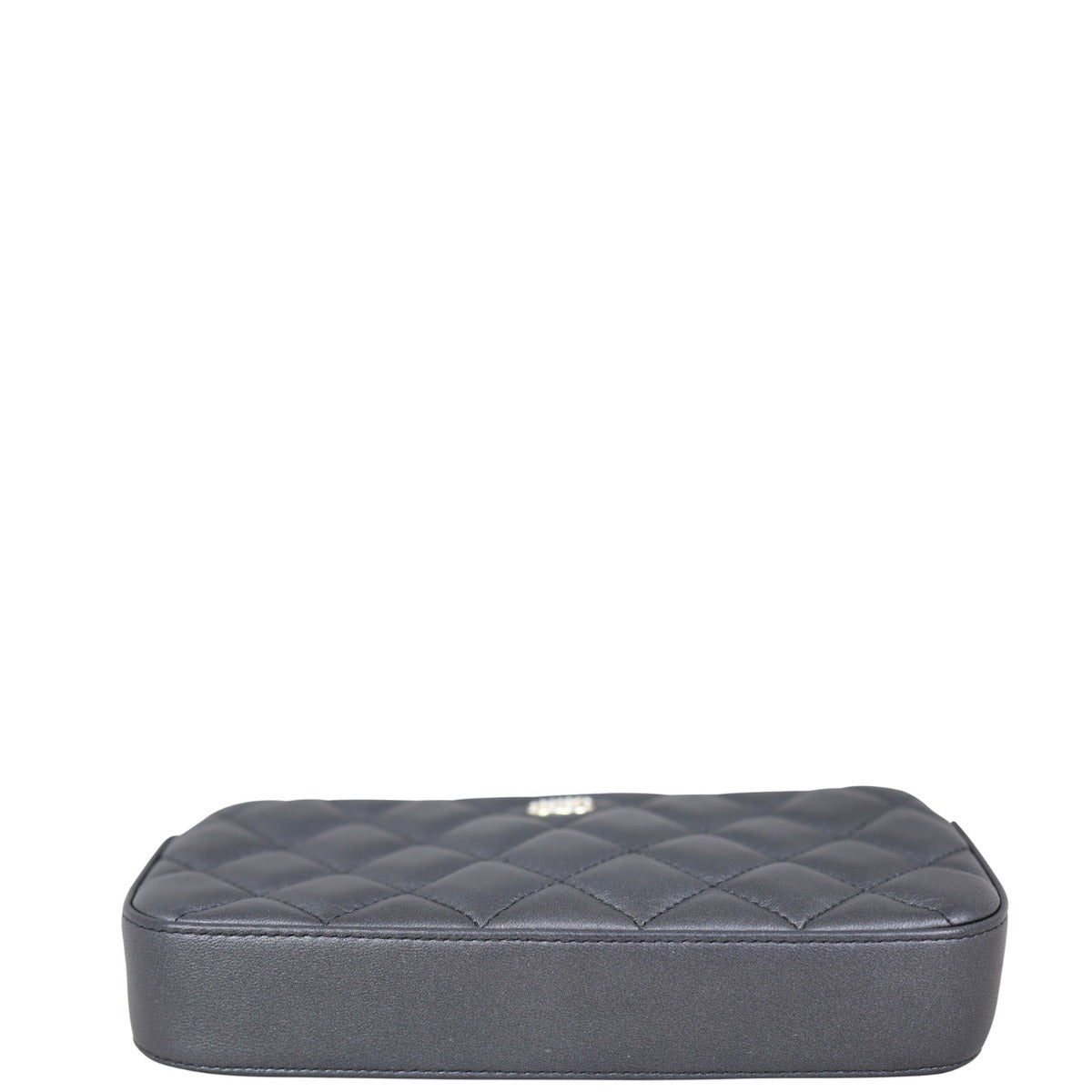 Chanel CC Double Zip Clutch with Pearl Chain