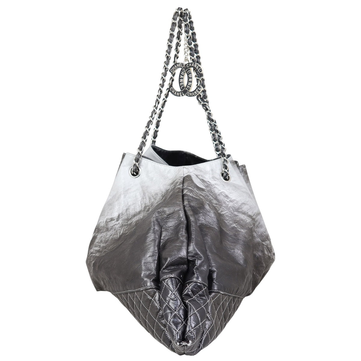 Chanel Melrose Degrade Cabas Tote Patent