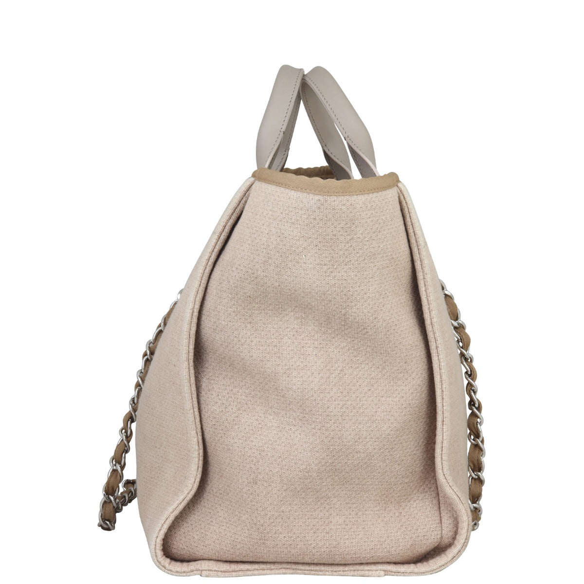 Chanel Deauville Large Tote | Silver Hardware