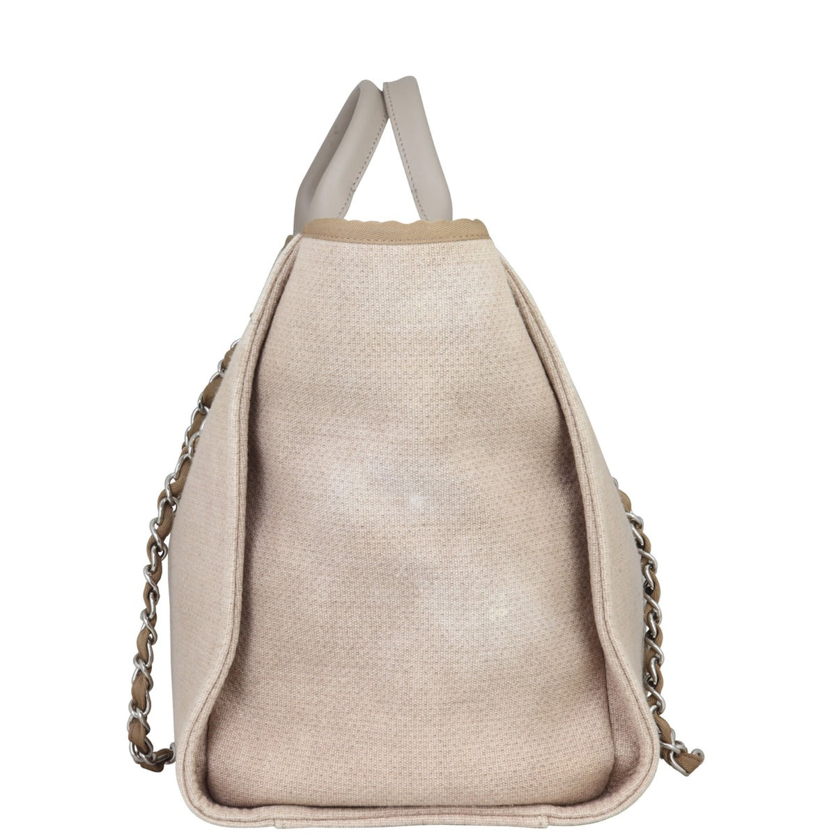 Chanel Deauville Large Tote | Silver Hardware