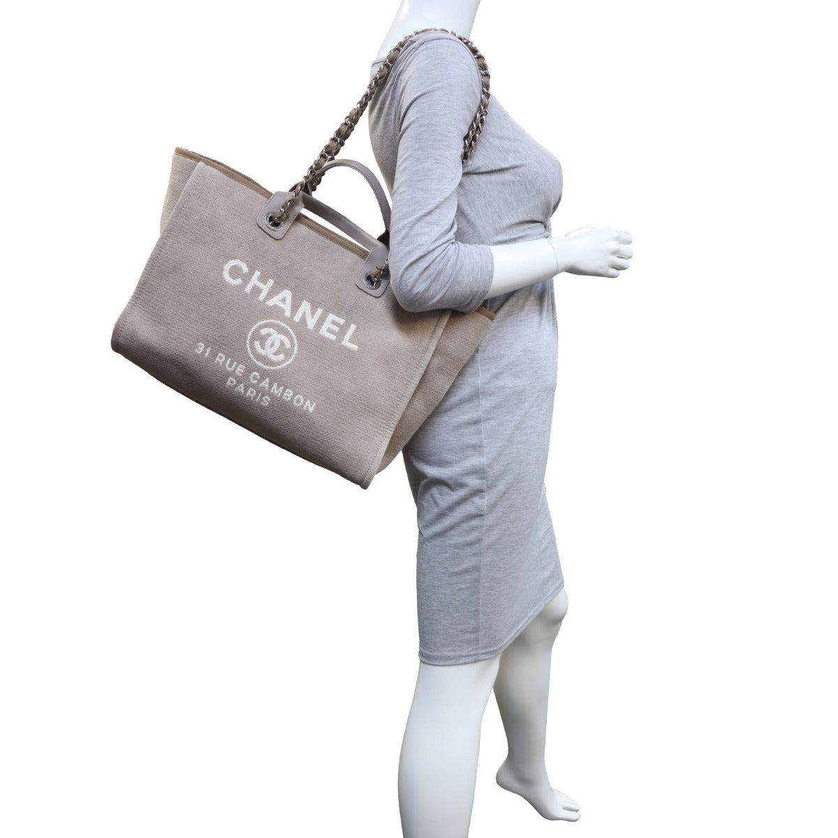 Chanel Deauville Large Tote | Natural Sand