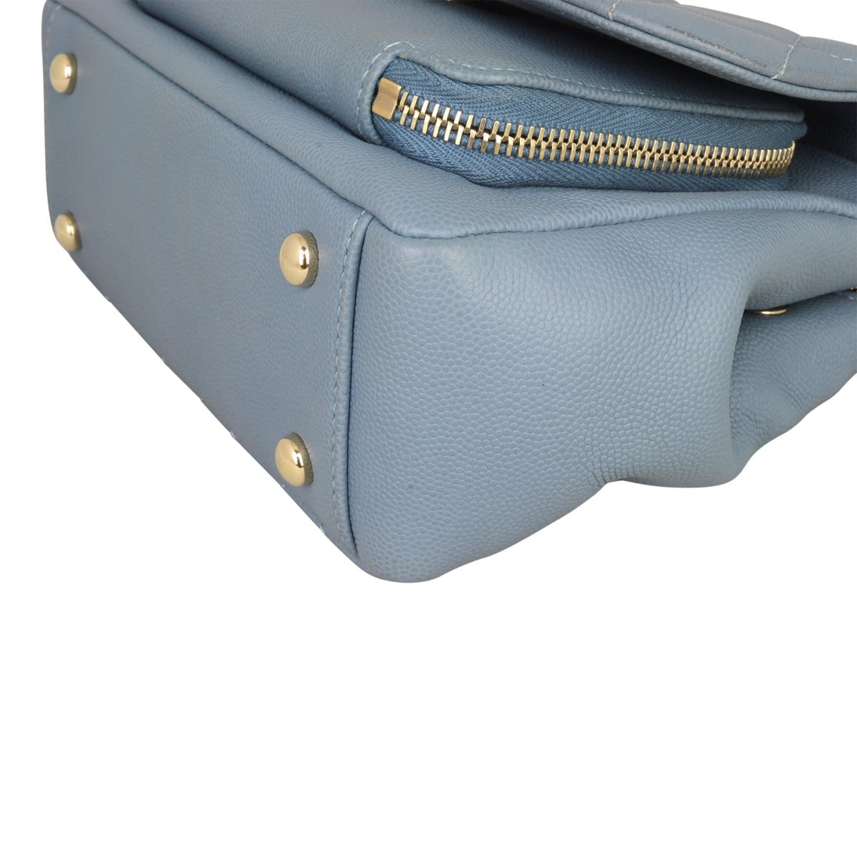 Chanel Business Affinity Small Flap Bag |  Muted Slate Blue