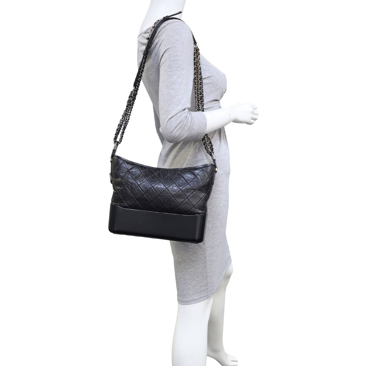Chanel Gabrielle Quilted Hobo Large
