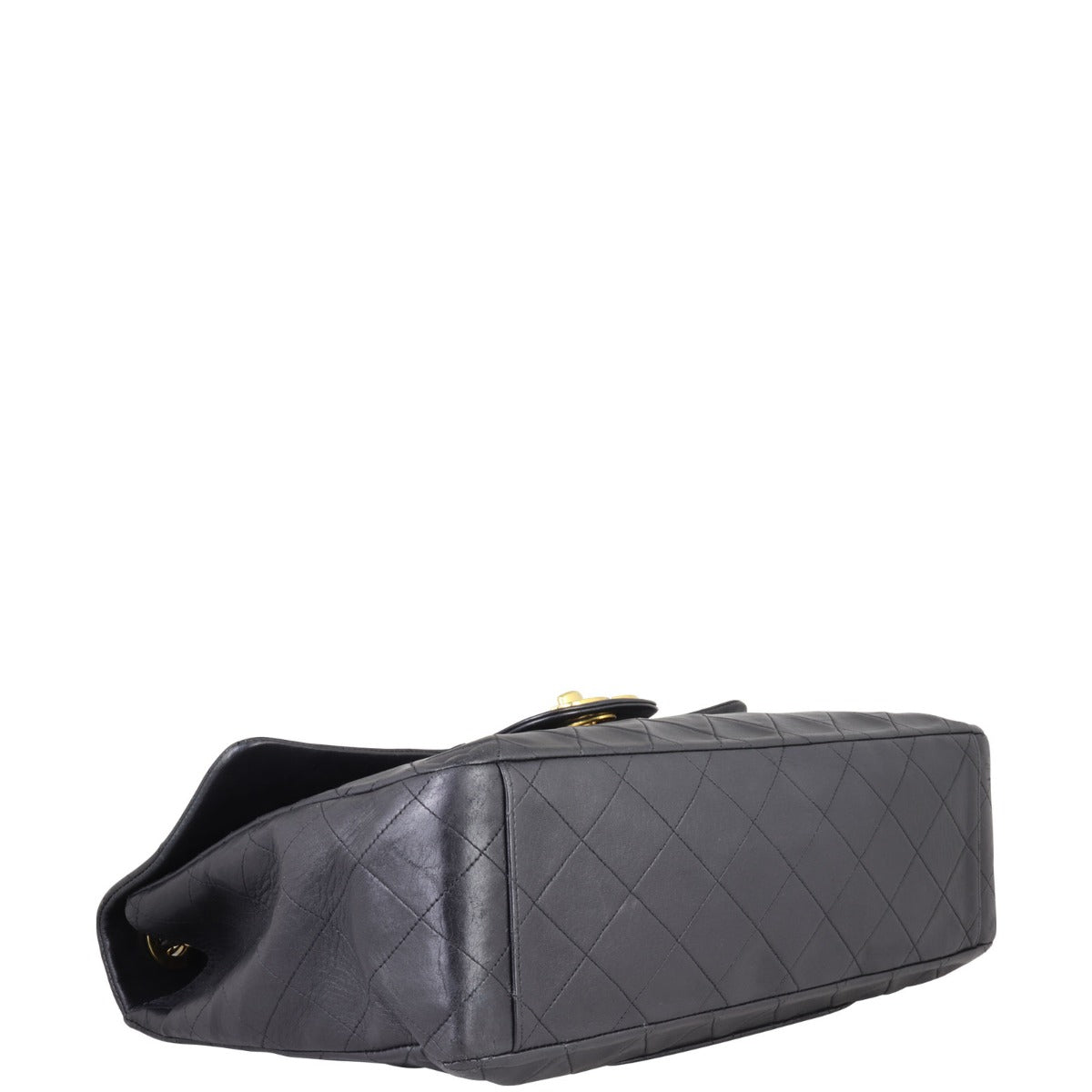 Chanel Maxi Jumbo XL Single Flap Bag | Black Lambskin