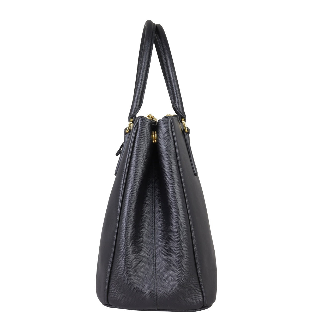 Prada Saffiano Lux Galleria Double Zip Tote Medium