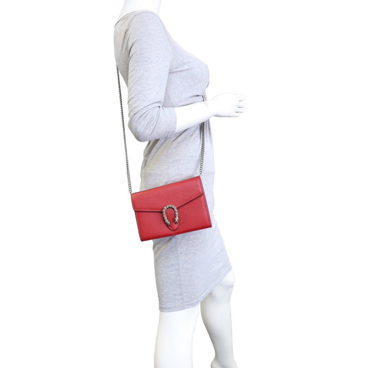 Gucci Dionysus Mini Leather Chain Wallet