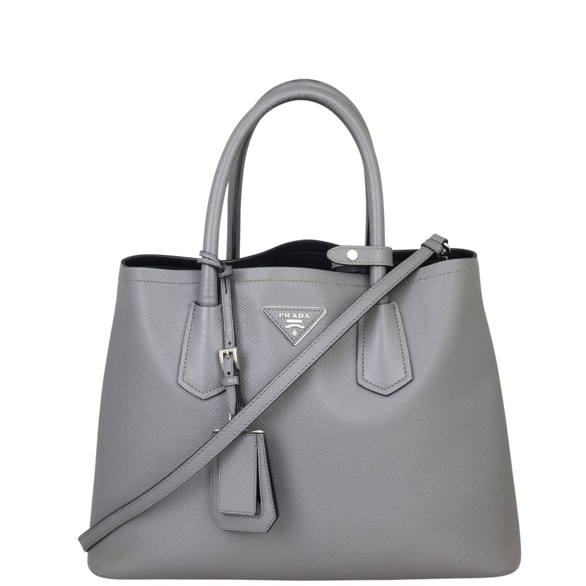 Prada Saffiano Cuir Double Bag Small