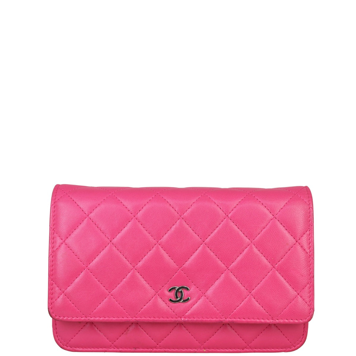 Chanel Classic Wallet on Chain | Hot Pink