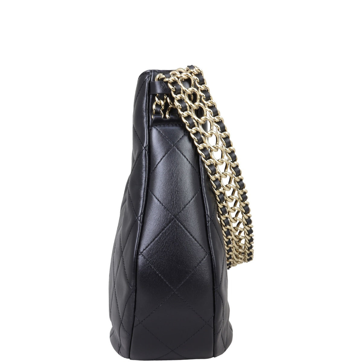 Chanel CC Lambskin Hobo