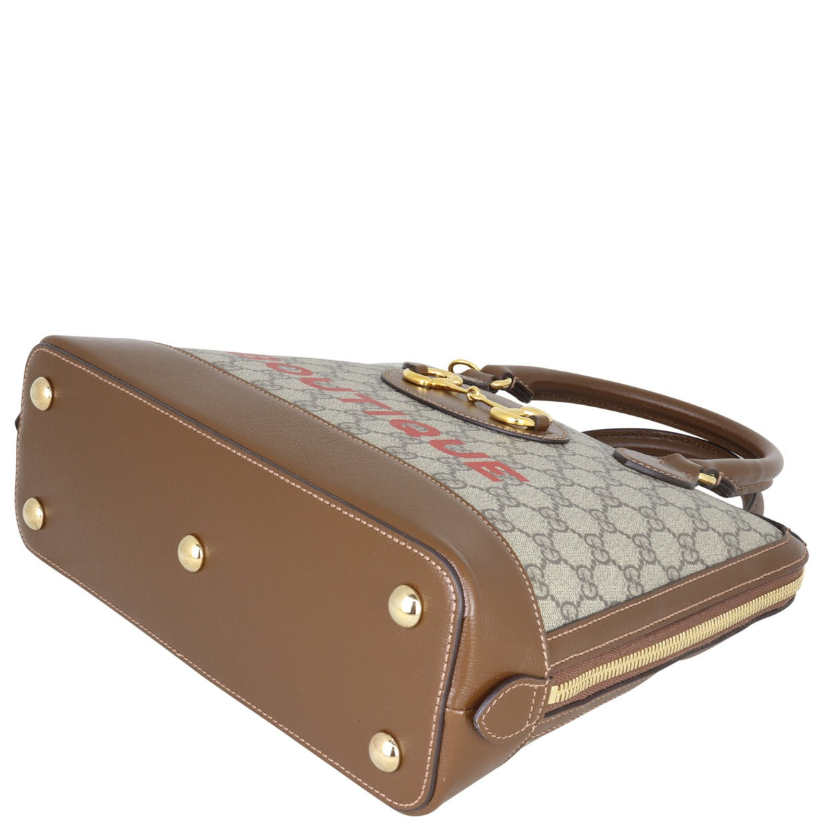 Gucci GG Supreme 1955 Horsebit Top Handle Bag Medium