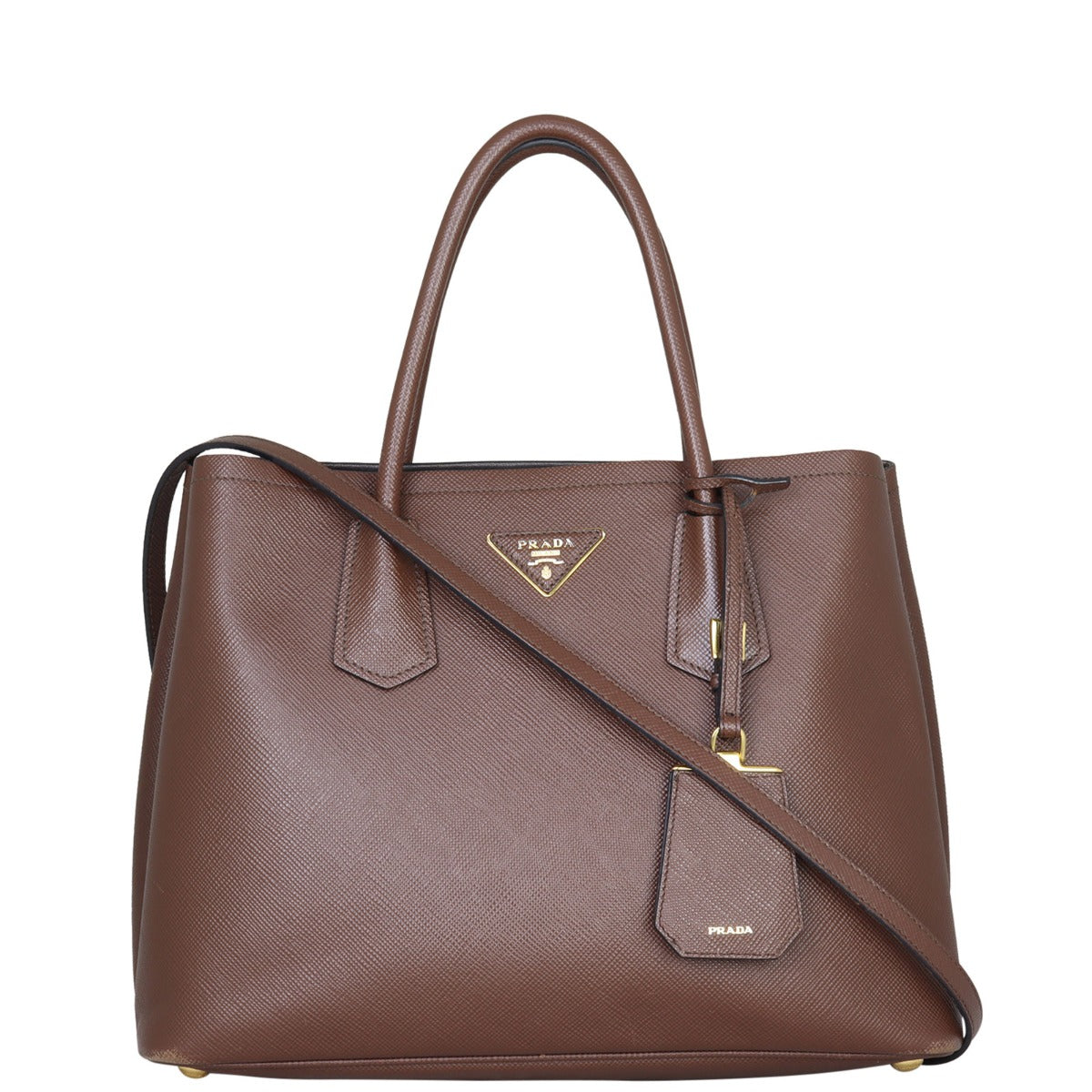 Prada Saffiano Cuir Double Bag Medium