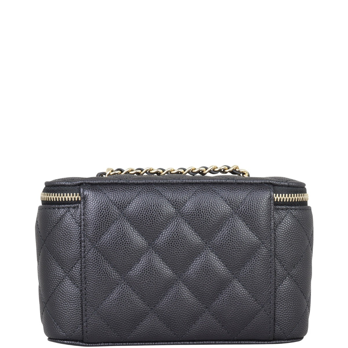 Chanel Vanity Case with Chain | Gold Hardware