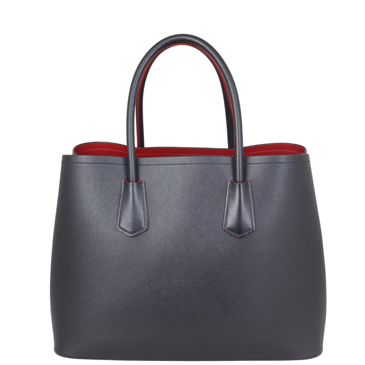 Prada Saffiano Cuir Double Bag Large