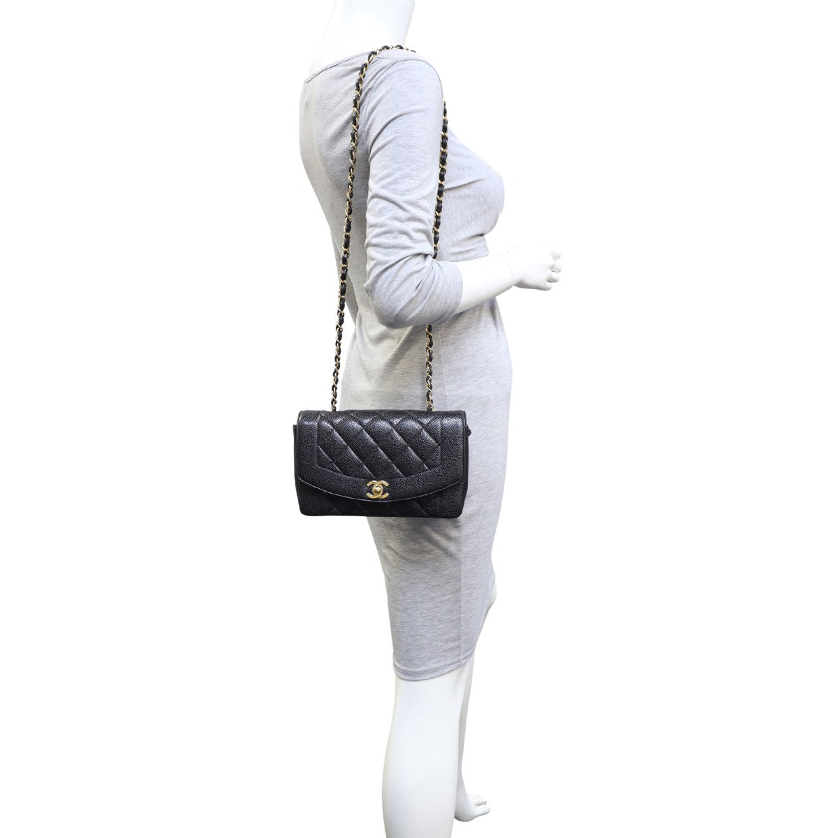 Chanel Diana Flap Bag | Black Diamond