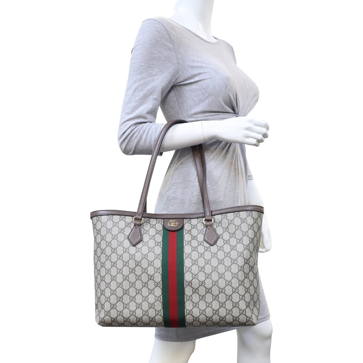 Gucci Ophidia GG Supreme Medium Tote