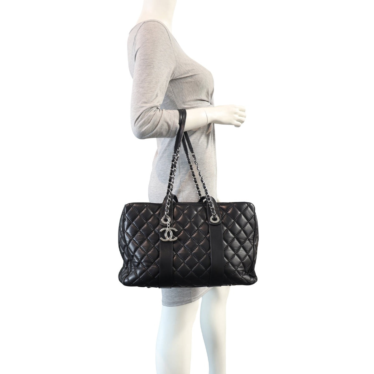 Chanel CC Quilted Large Tote