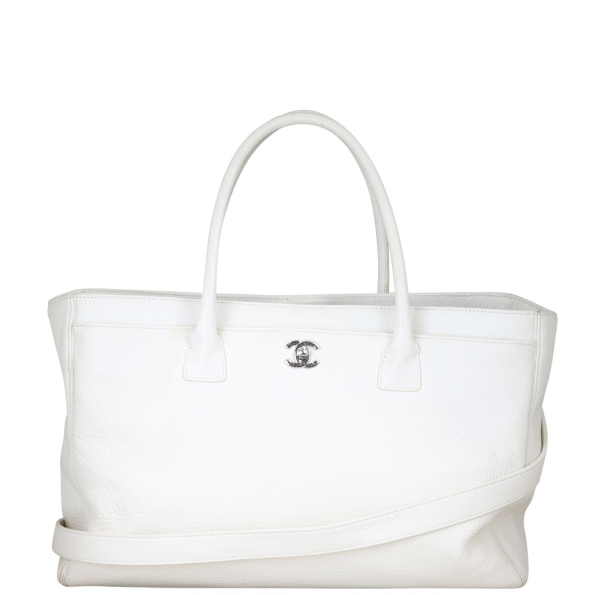 Chanel Cerf Tote Large | White