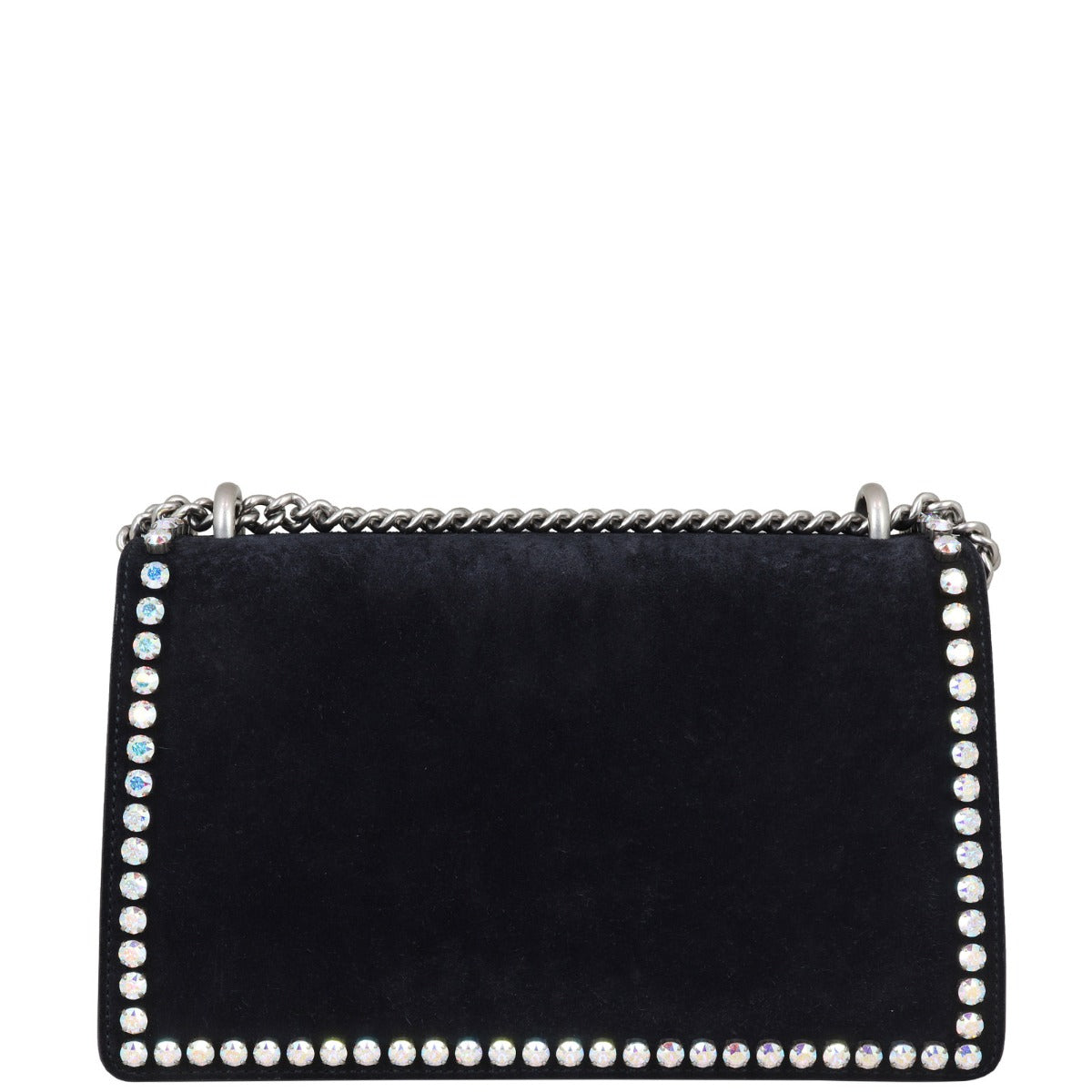 Gucci Dionysus Crystal Embellished Suede Small Shoulder Bag
