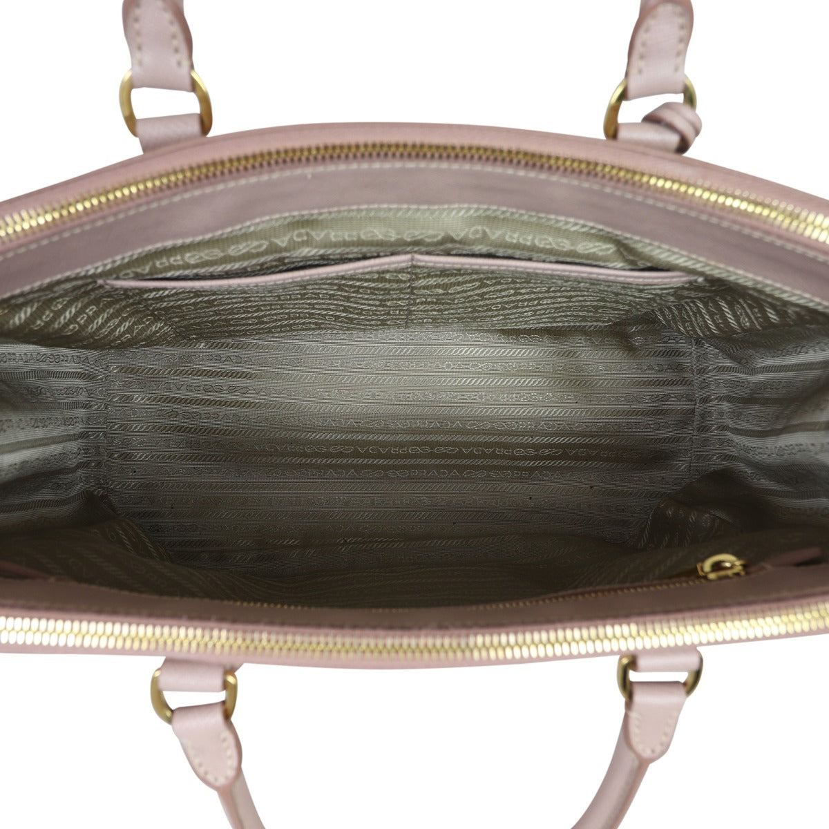 Prada Saffiano Lux Galleria Double Zip Tote Medium