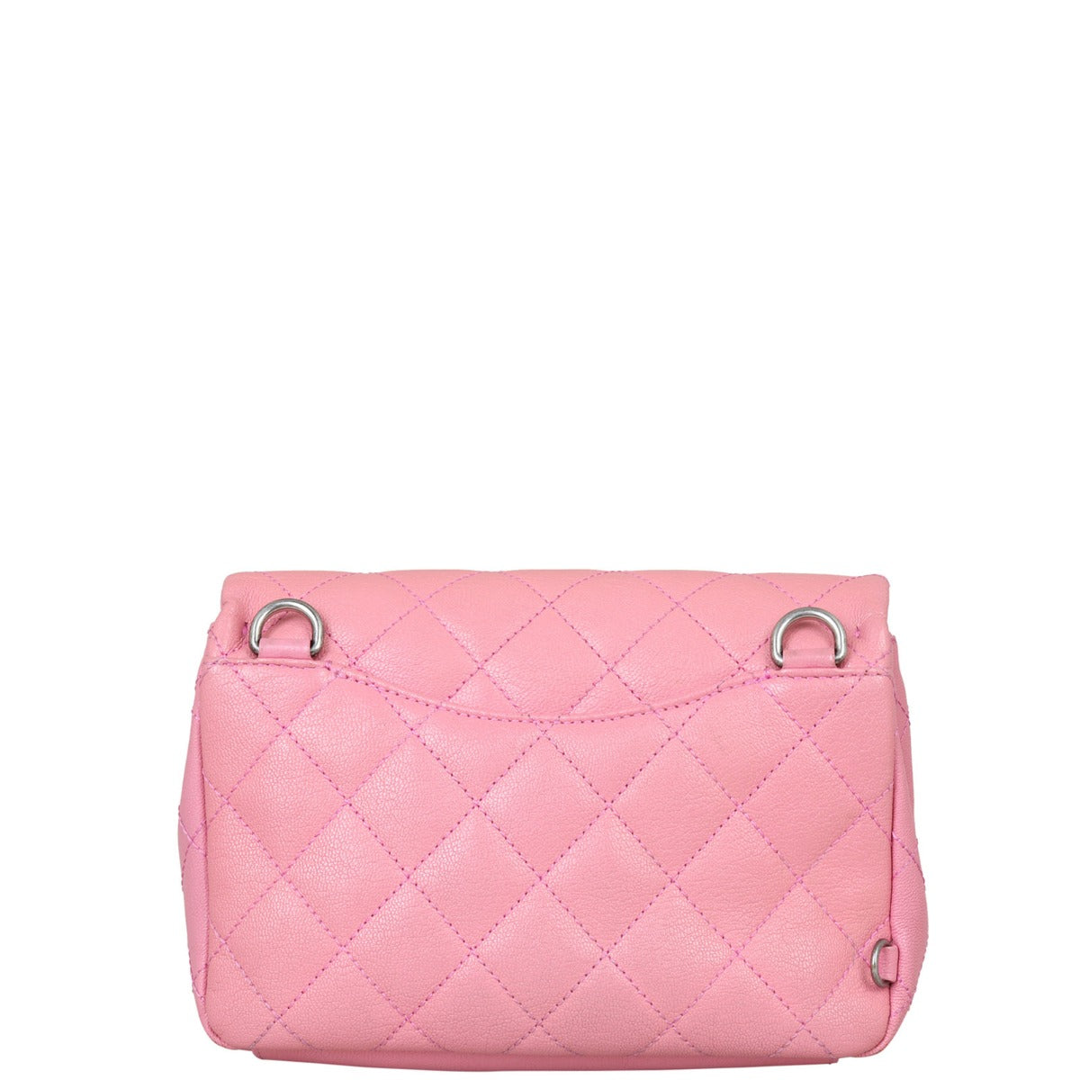 Chanel Double Carry Flap Bag Small | Pink