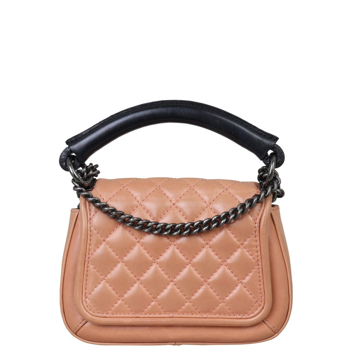 Chanel Prestige Top Handle Flap Bag Small