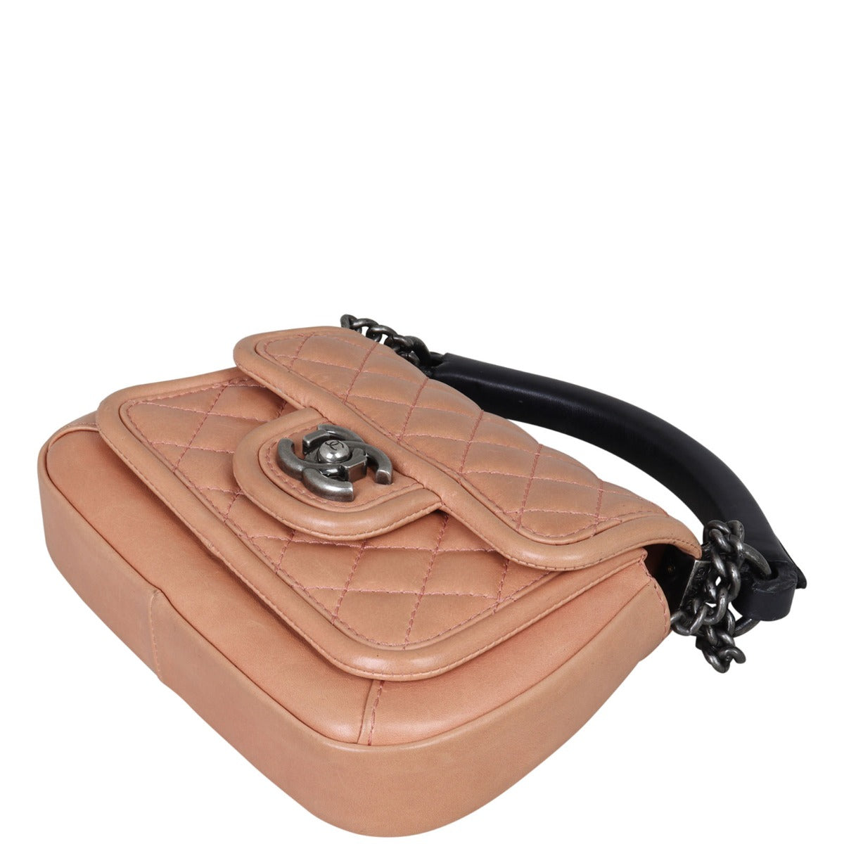 Chanel Prestige Top Handle Flap Bag Small