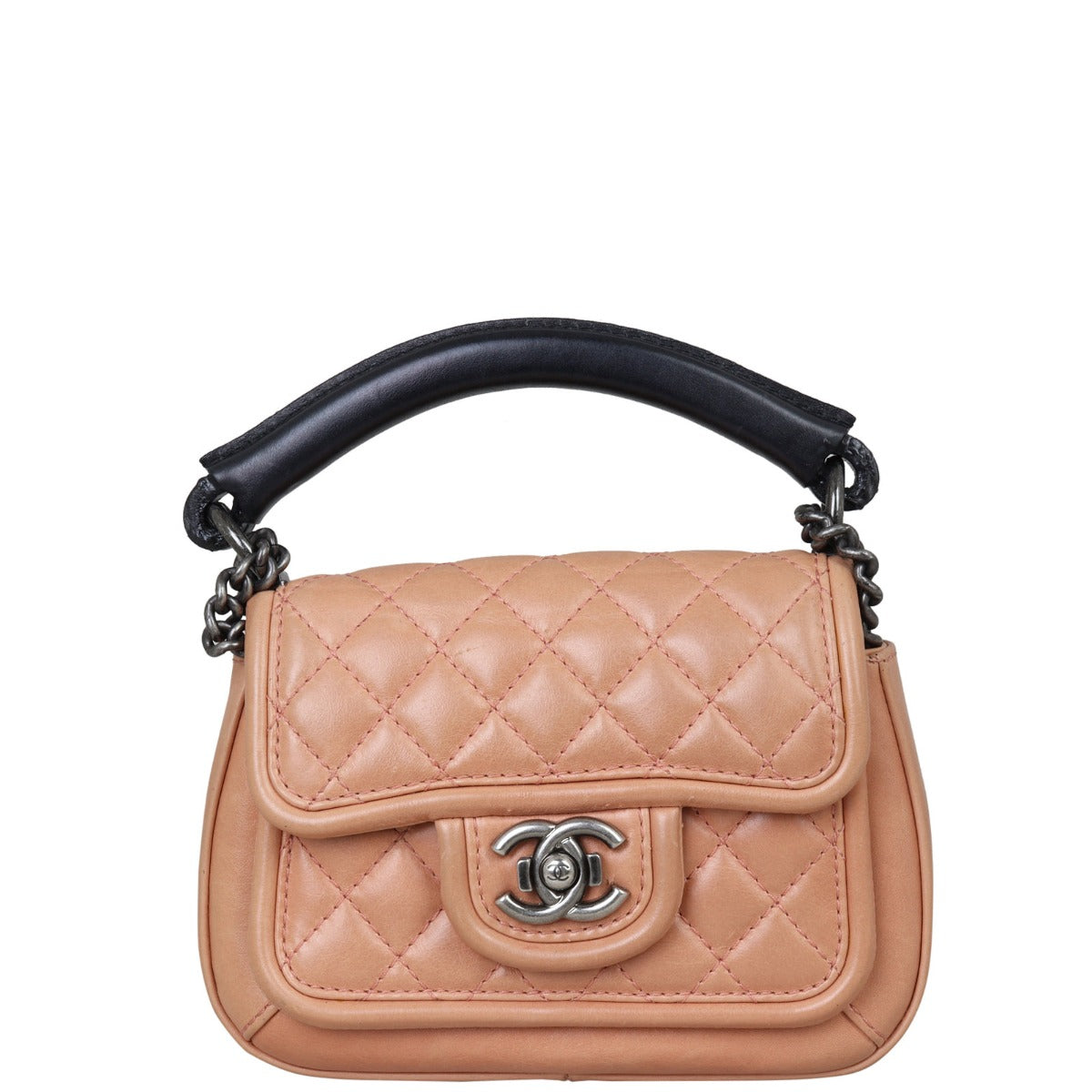 Chanel Prestige Top Handle Flap Bag Small