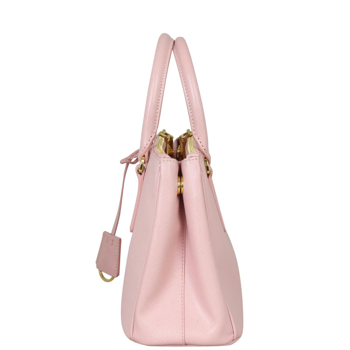 Prada Saffiano Lux Galleria Double Zip Tote Mini